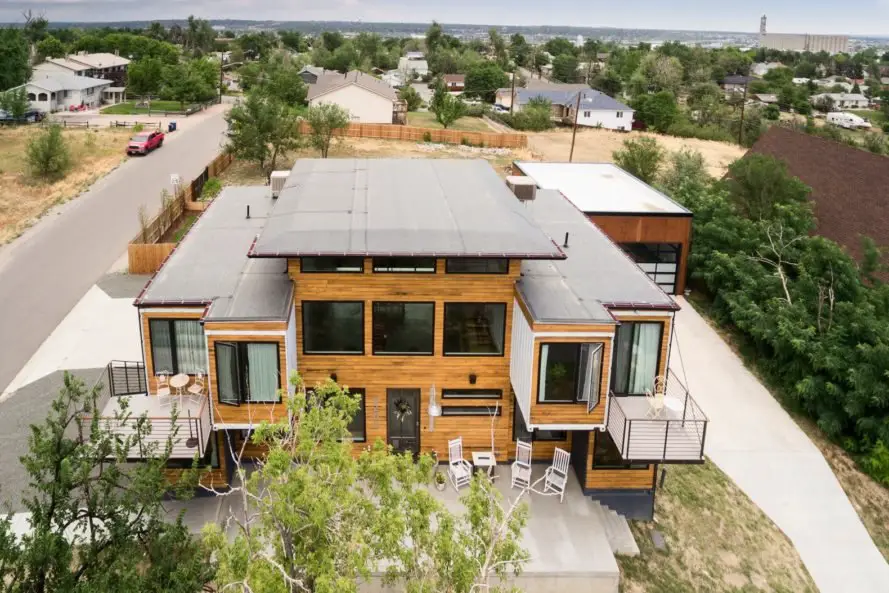 Denver Firefighter Uses 9 Shipping Containers to Build a Stunning