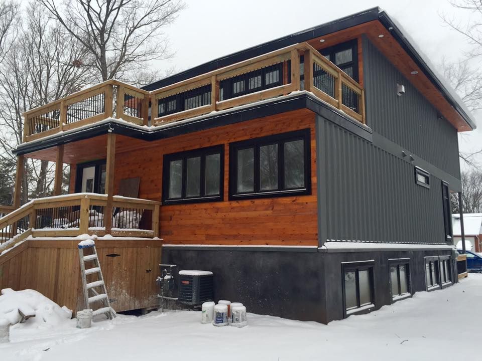 Shipping Container Homes in Ontarino Canada | Living in a Container