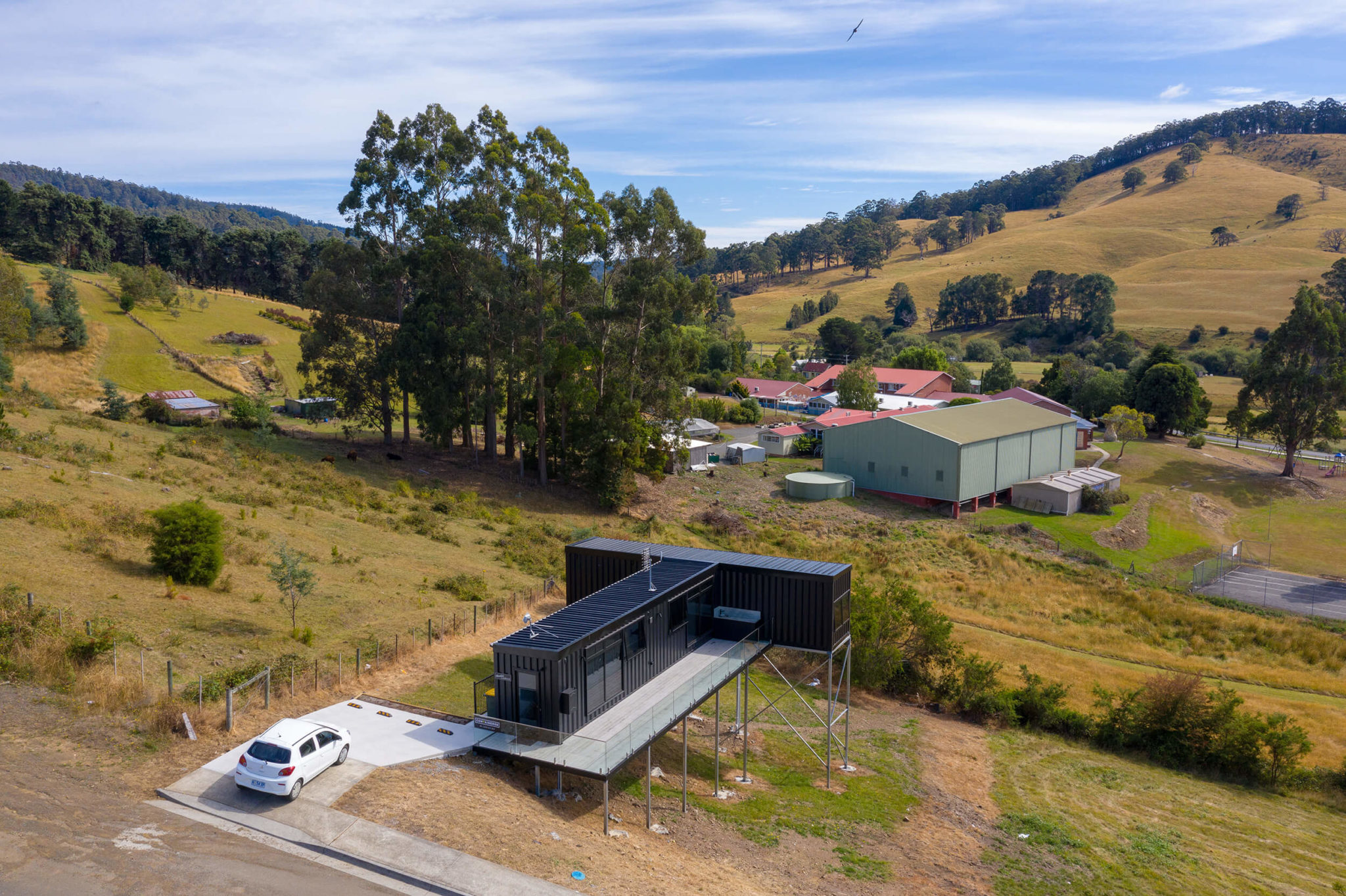 Elevated Container House with Ocean Views Tasmania, Australia
