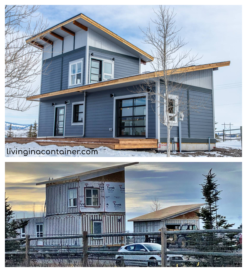 Another Beautiful Container House from Canada Living in a Container