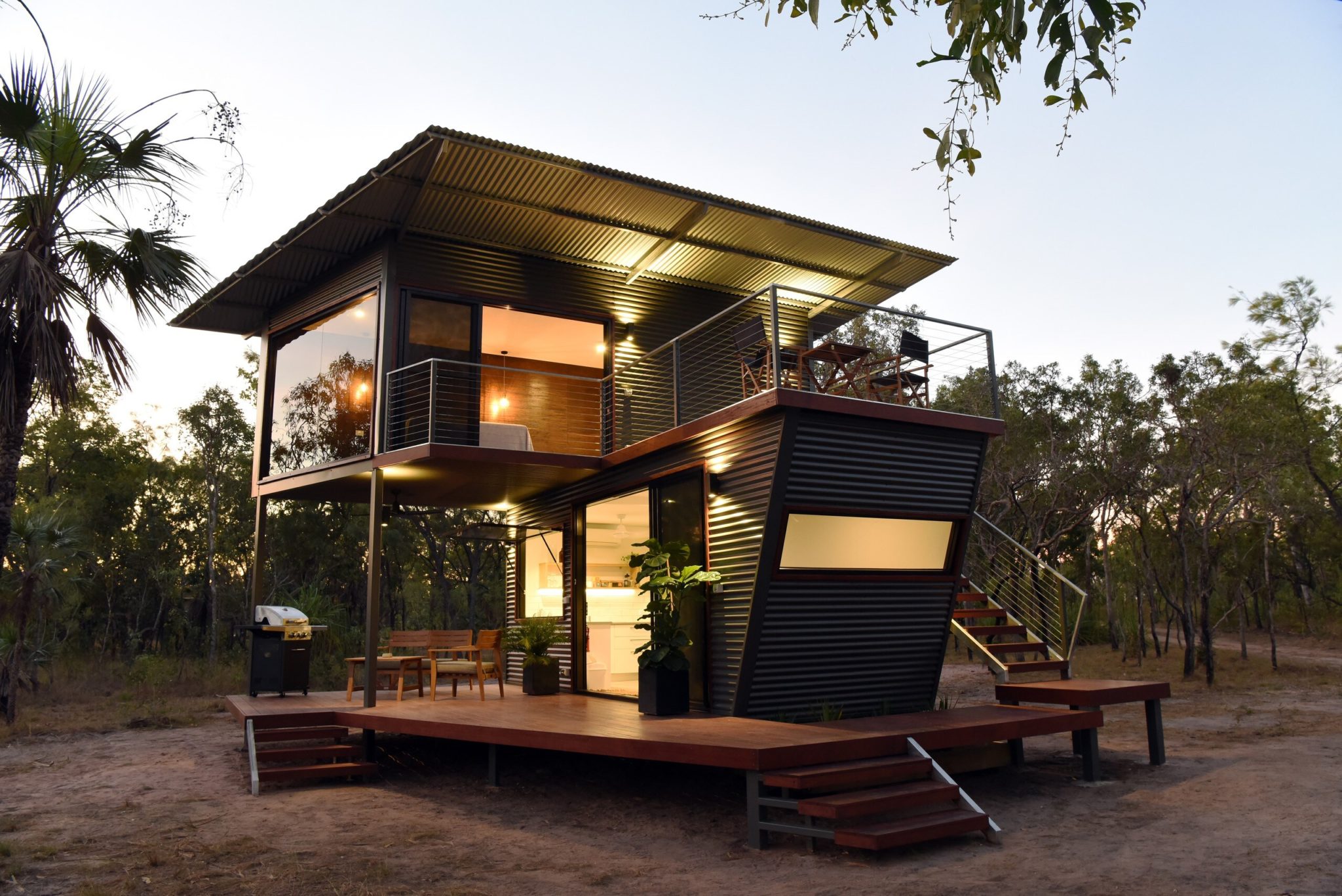 The Magnificent Hideaway Litchfield Container Cabin in Nature