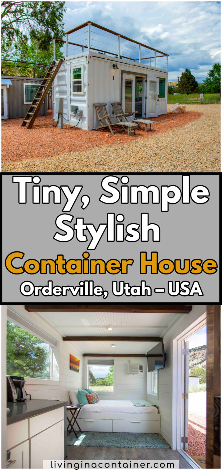 Tiny, Simple and Stylish Container Home from Orderville, Utah USA