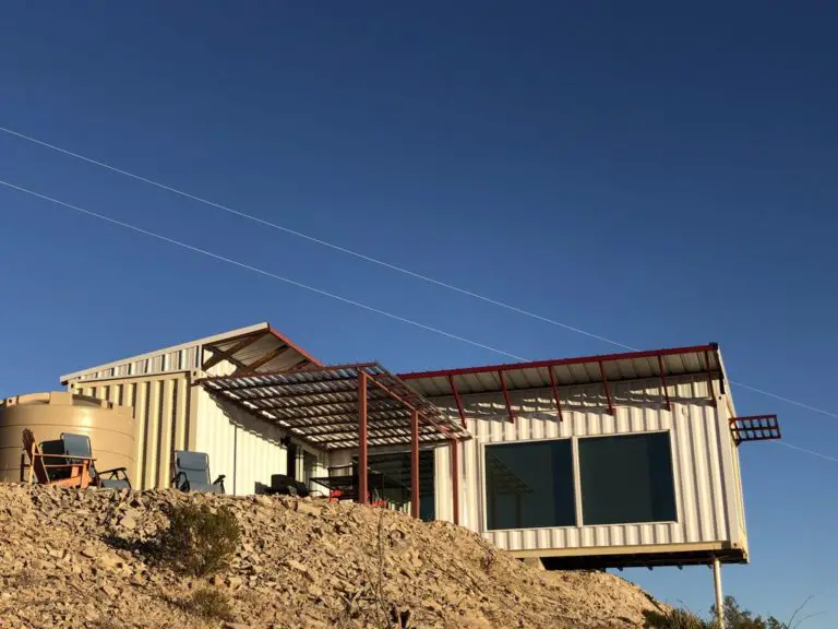 Small UltraModern Container Home Near Terlingua Ghost Town