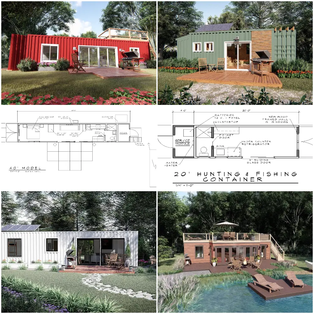 4 Shipping Container Home Floor Plans - Living in a Container
