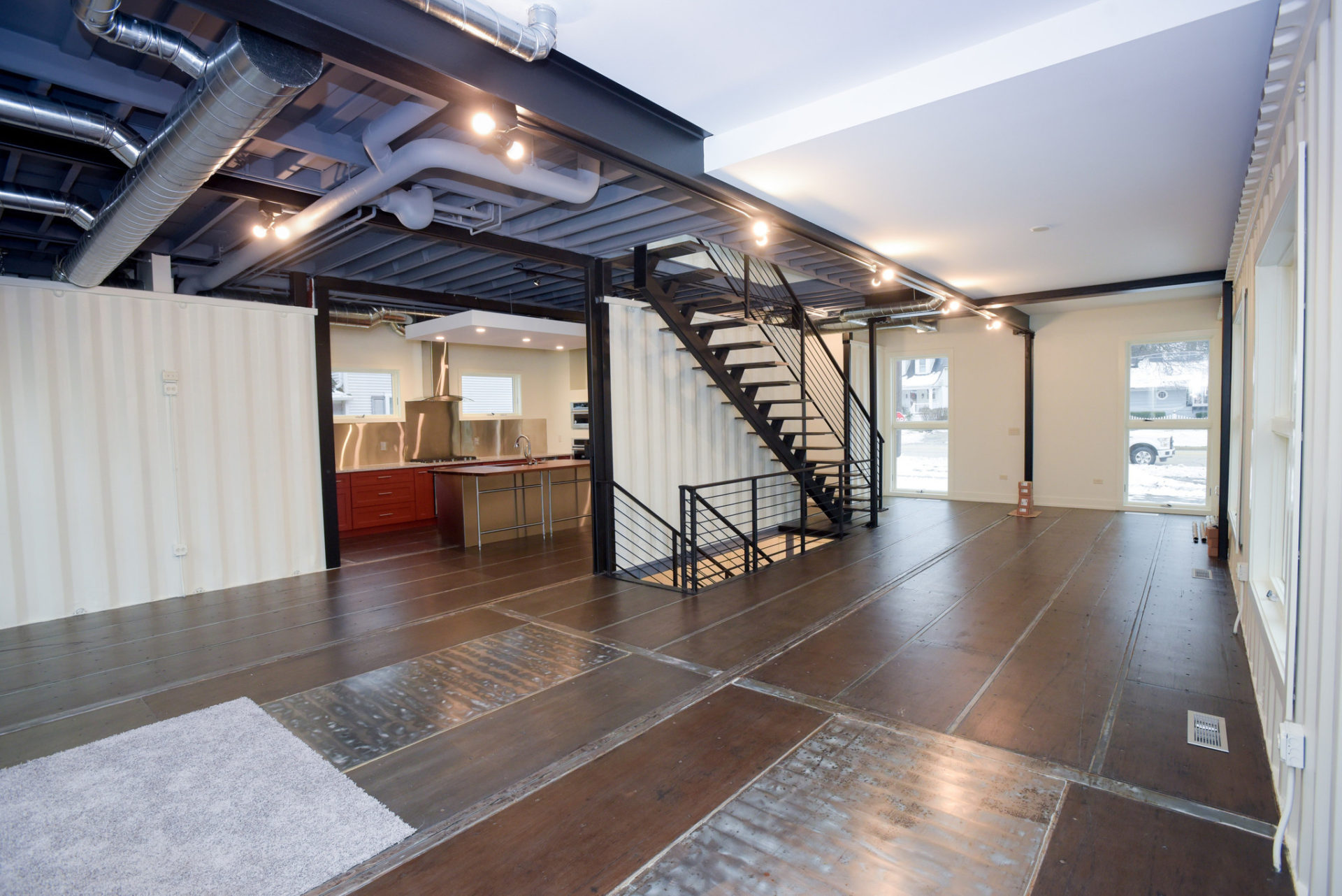 Clean and Modern Looking Container House from St. Charles Living in a