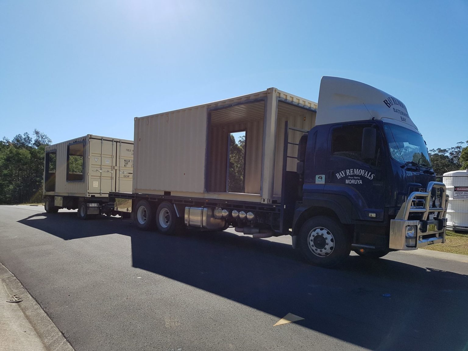 Conversion of four Salvaged Shipping Containers into a Stylish