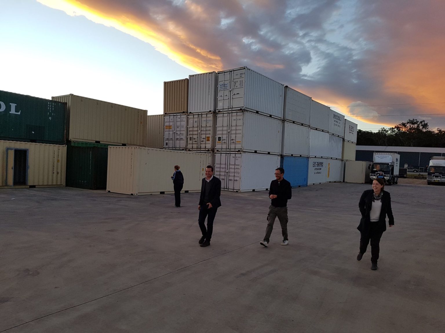 Conversion of four Salvaged Shipping Containers into a Stylish