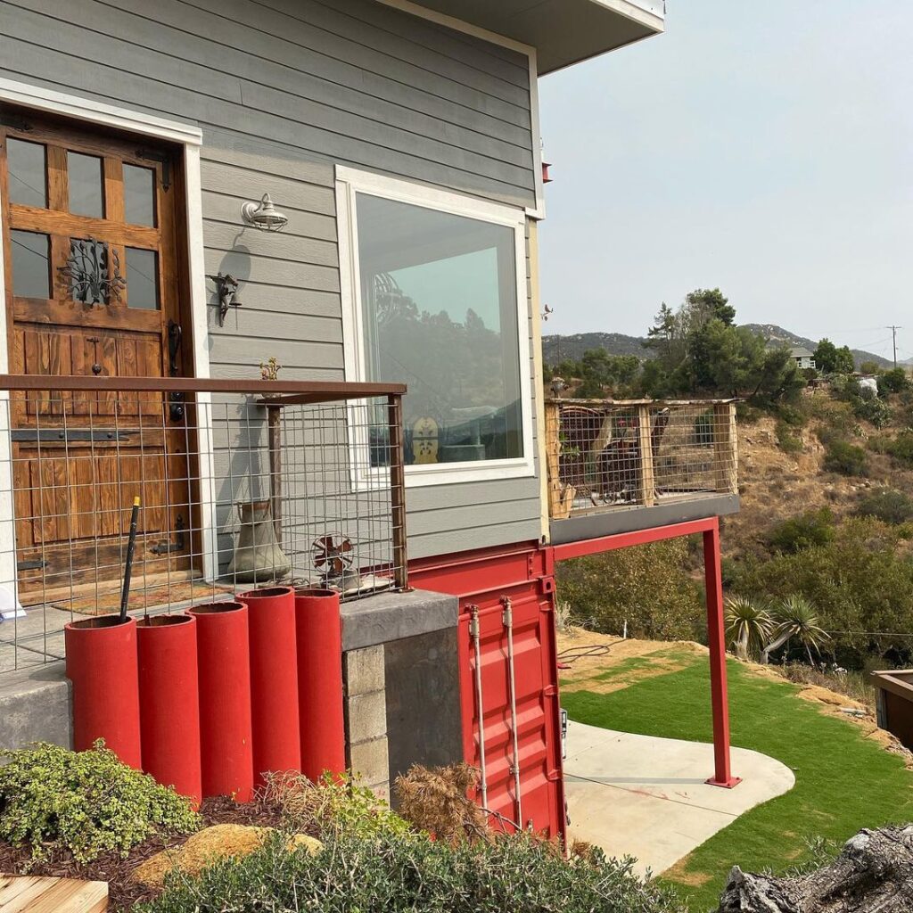 4 Shipping Containers Converted into Unique Home in California