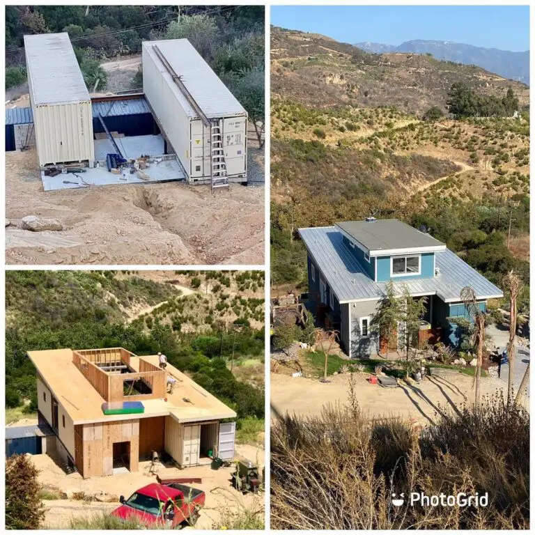 4 Shipping Containers Converted into Unique Home in California
