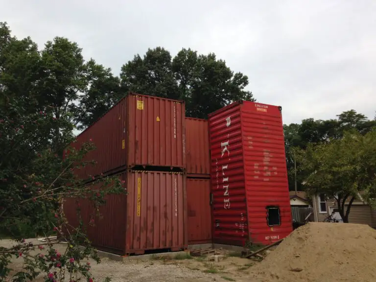 Container House Which is Made of 7 Shipping Containers Living in a