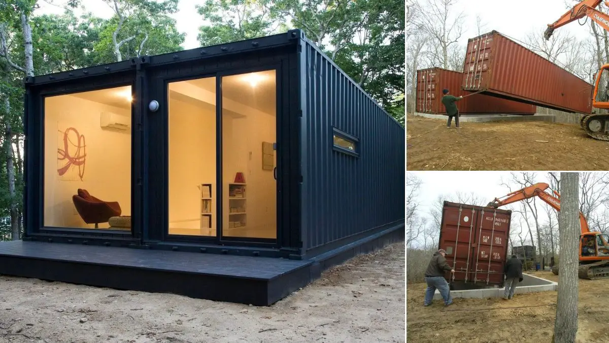 See the twostory Shipping Container House with a Basement in the