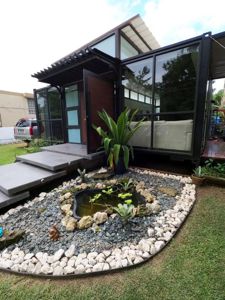 Incredible Container House made with 2 Shipping Containers in Puerto Rico