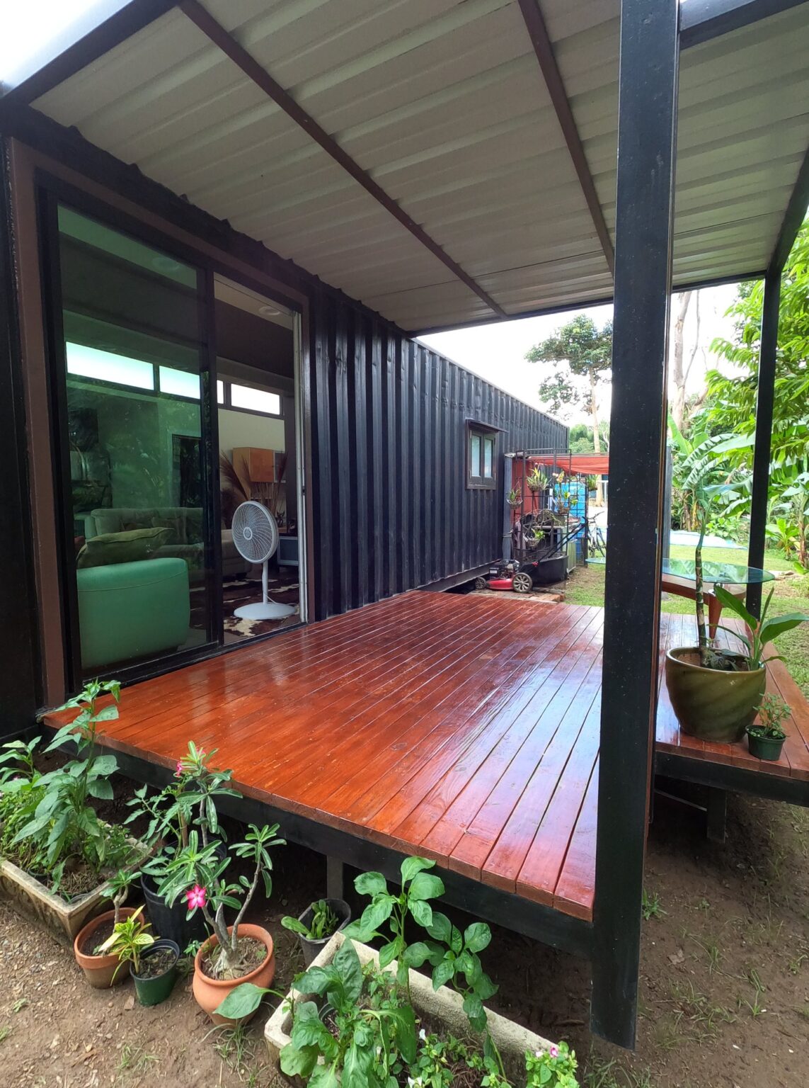 Incredible Container House made with 2 Shipping Containers in Puerto Rico