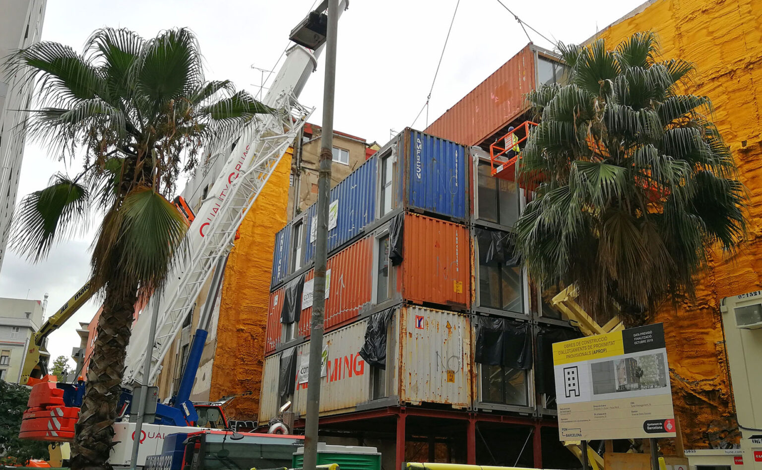 A Very Brilliant Container House Project in Barcelona