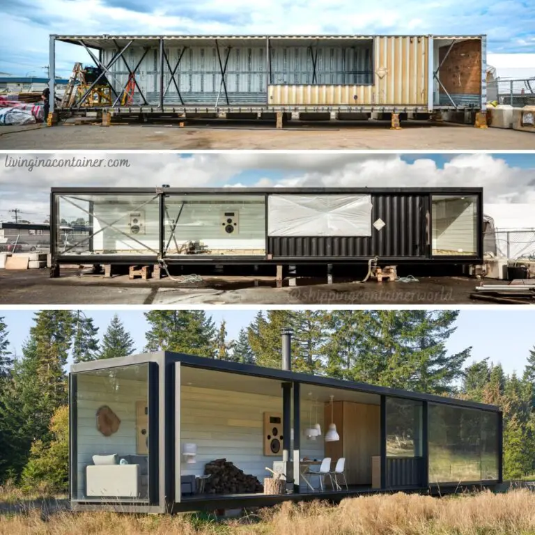 A Unique Living Space made with Shipping Container in Salt Spring, Canada