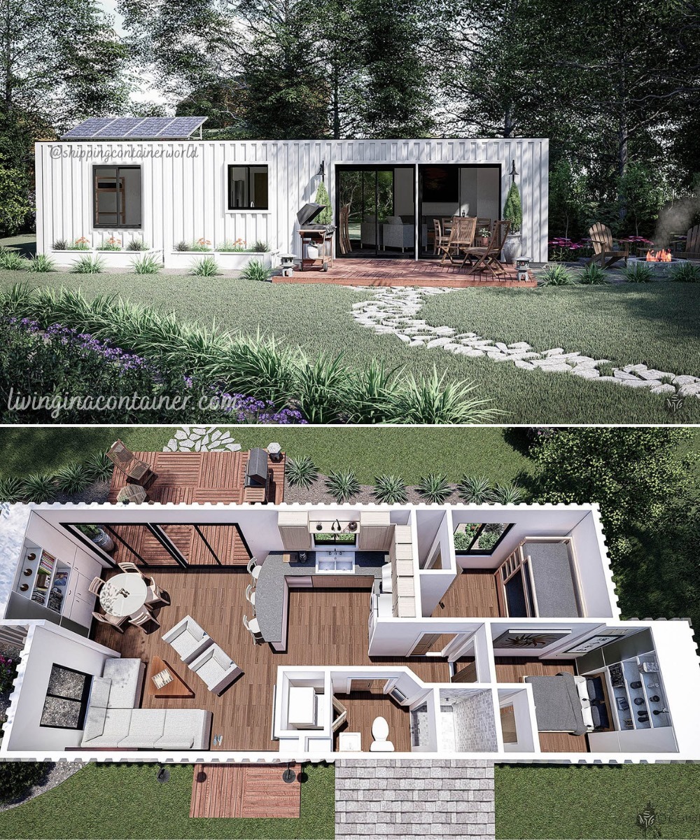 Shipping Container House Plans & Making a Home With It | Living in a