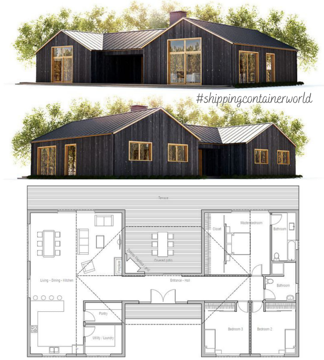 Shipping Container House Plans - Making a Home in a Container - Living