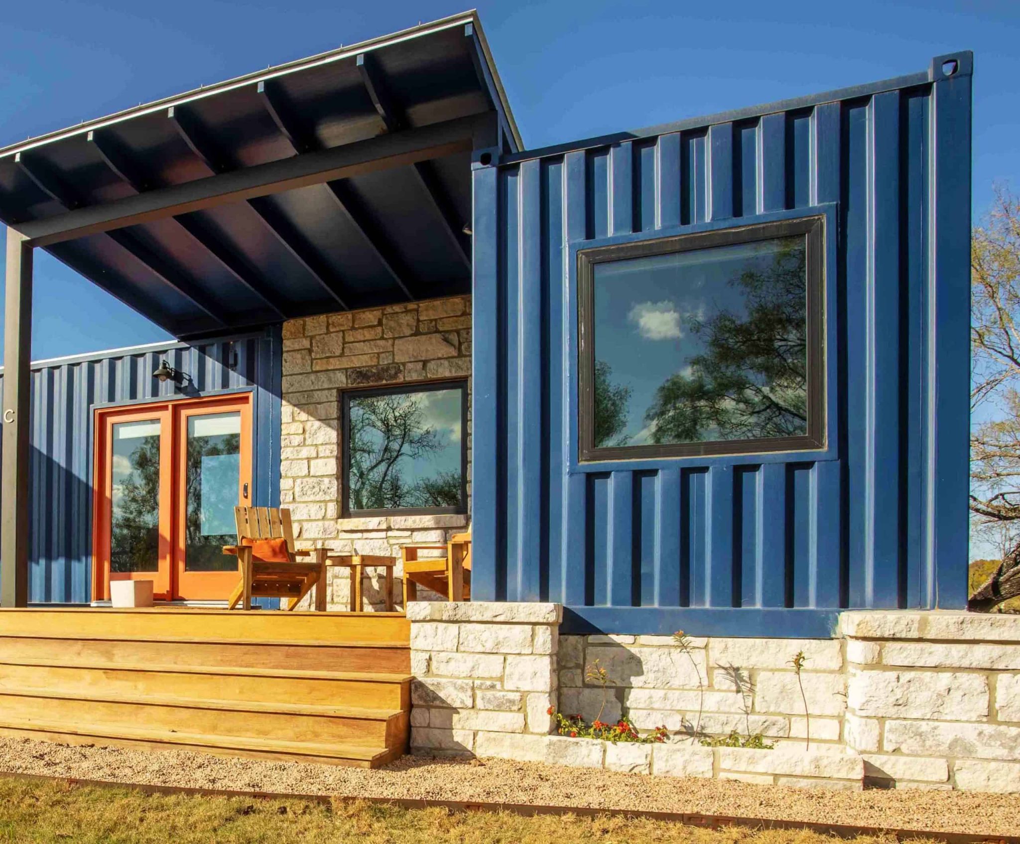 Holiday Complex Built with Containers in Texas Living in a Container