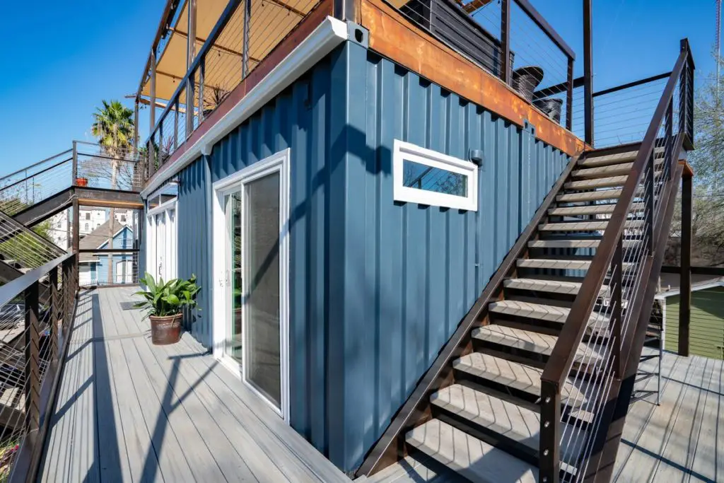 Modern Container Home in Houston Living in a Container