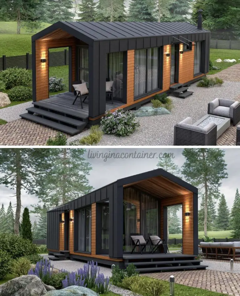 3 Bedrooms Luxury Shipping Container House Model by Priscila Azzini Living in a Container