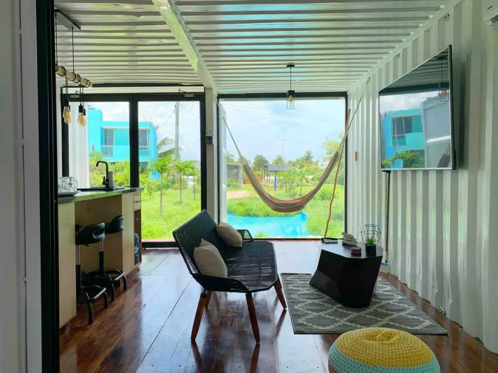 Container Home on a Beach