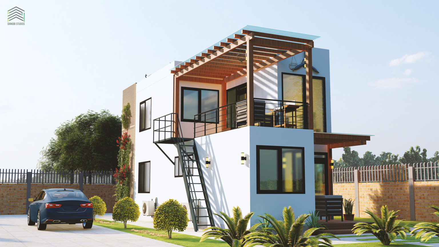 Shipping Container Apartment Design