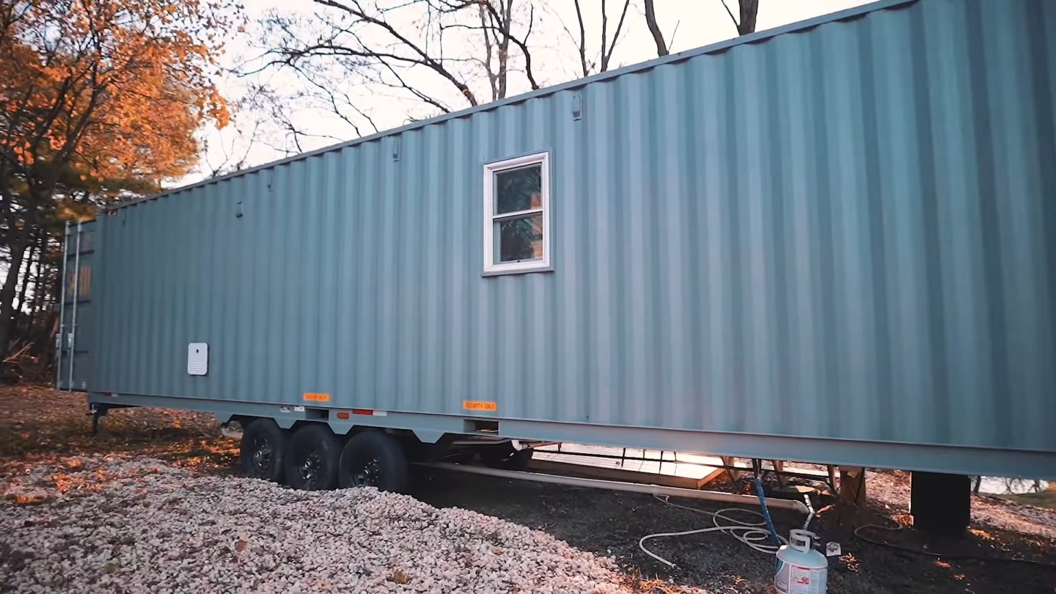 Shipping Container Home on Wheels