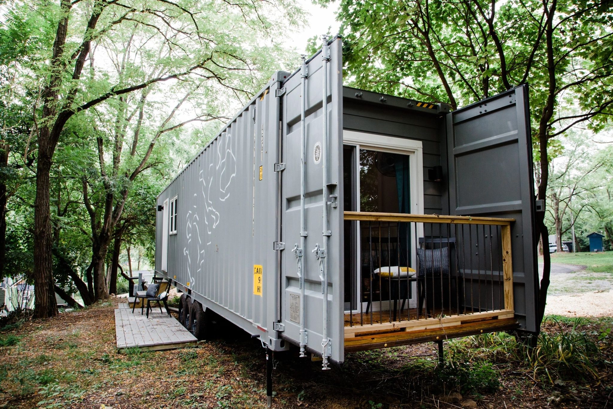 Shipping Container Home on Wheels Living in a Container