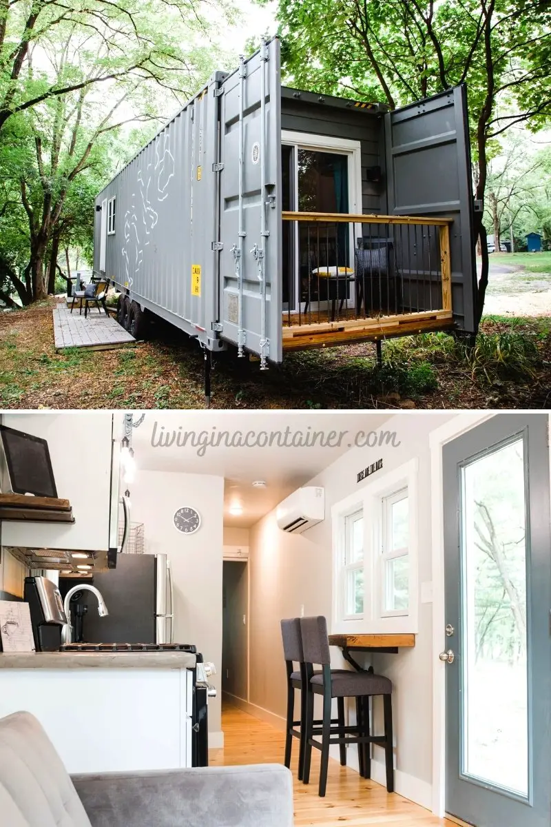 Shipping Container Home on Wheels Living in a Container