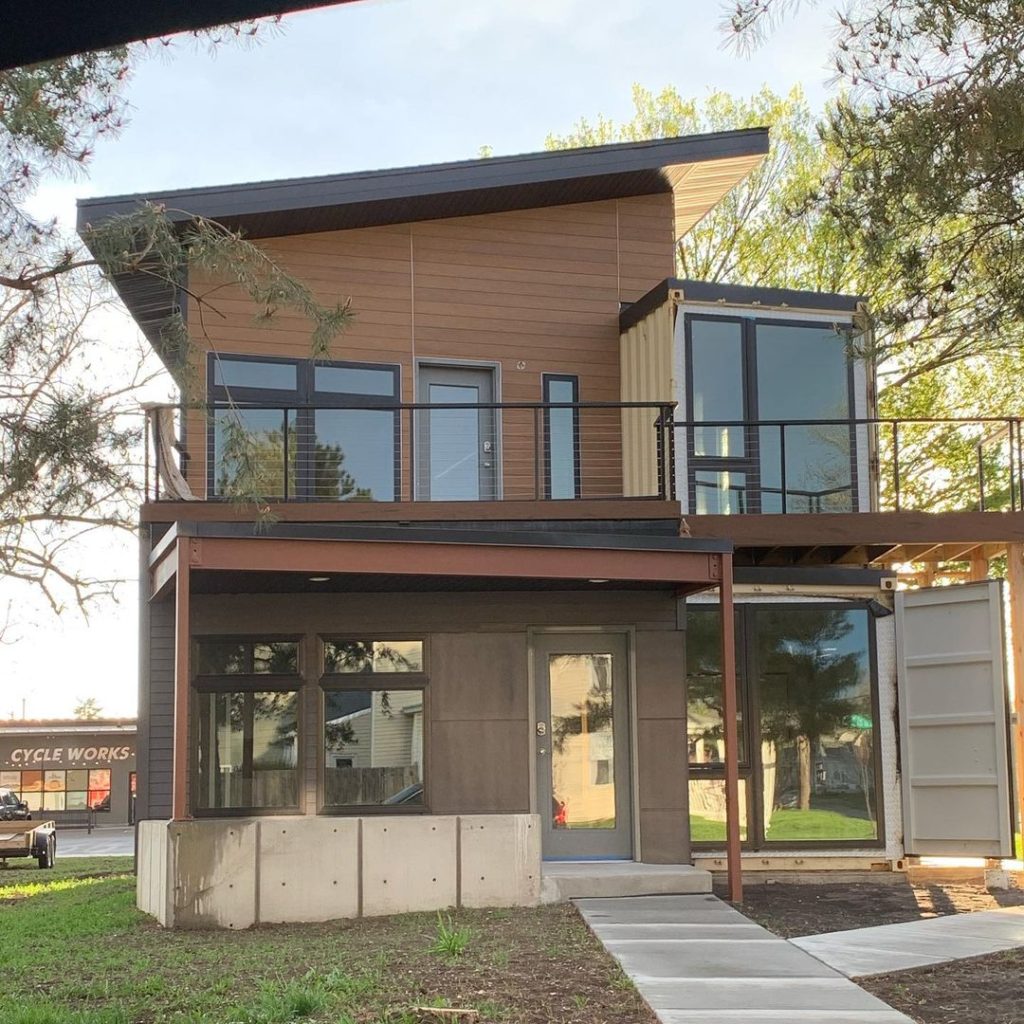 Duplex Container House in Lincoln