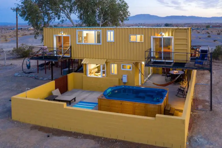 Have You Ever Seen a Container Home in a Desert ? Living in a Container