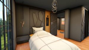 Black Container Home Shining Like a Crystal | Living in a Container