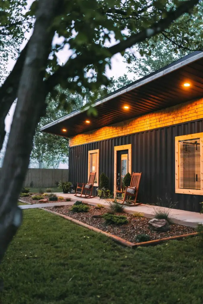 Shipping Container Cabins in Hocking Hills