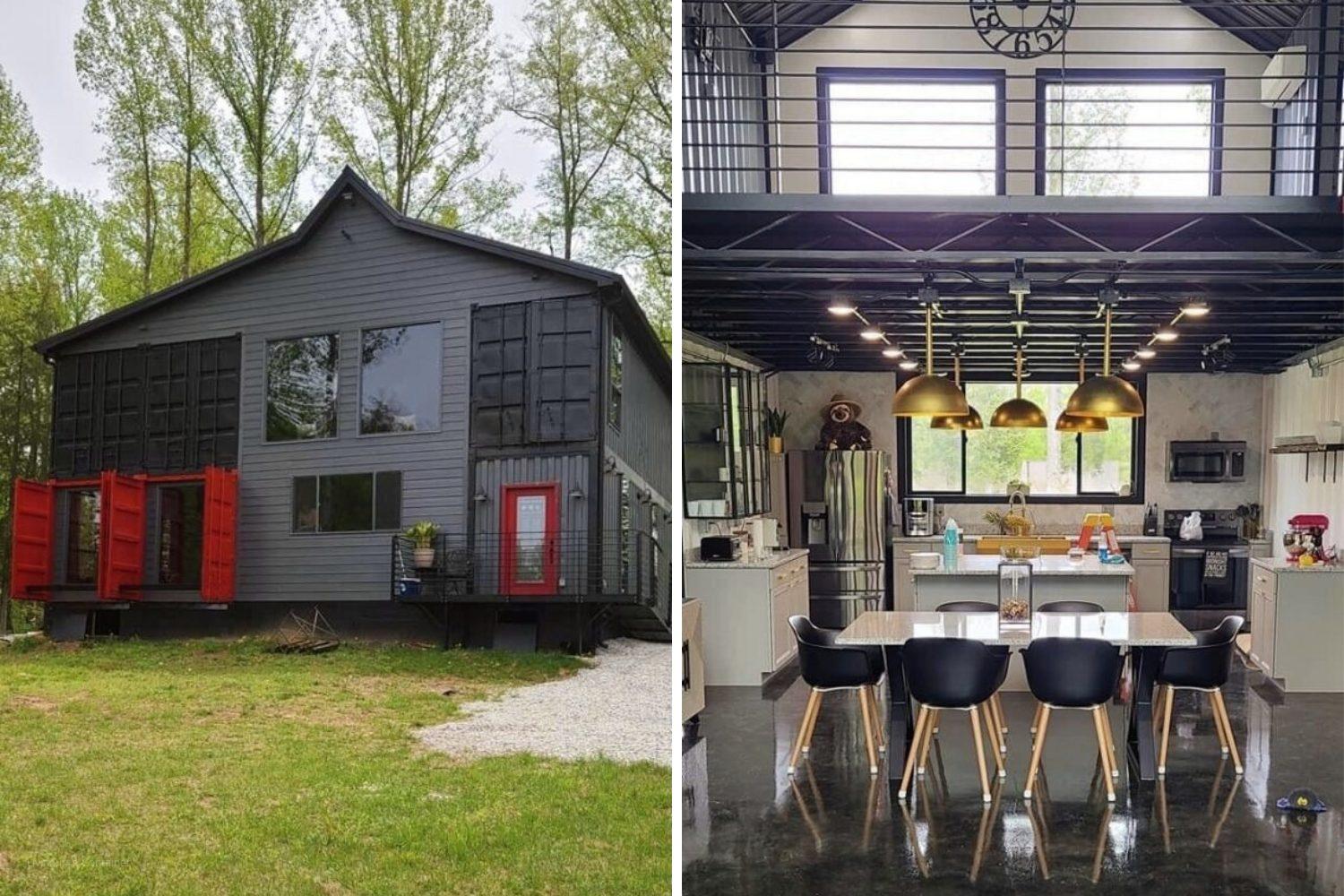 Shipping Container Home in Indiana | Living in a Container