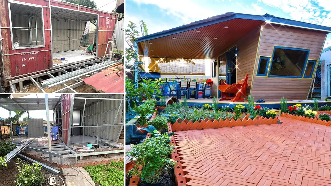 How To Transform a 20ft Shipping Container into a Home For 9000