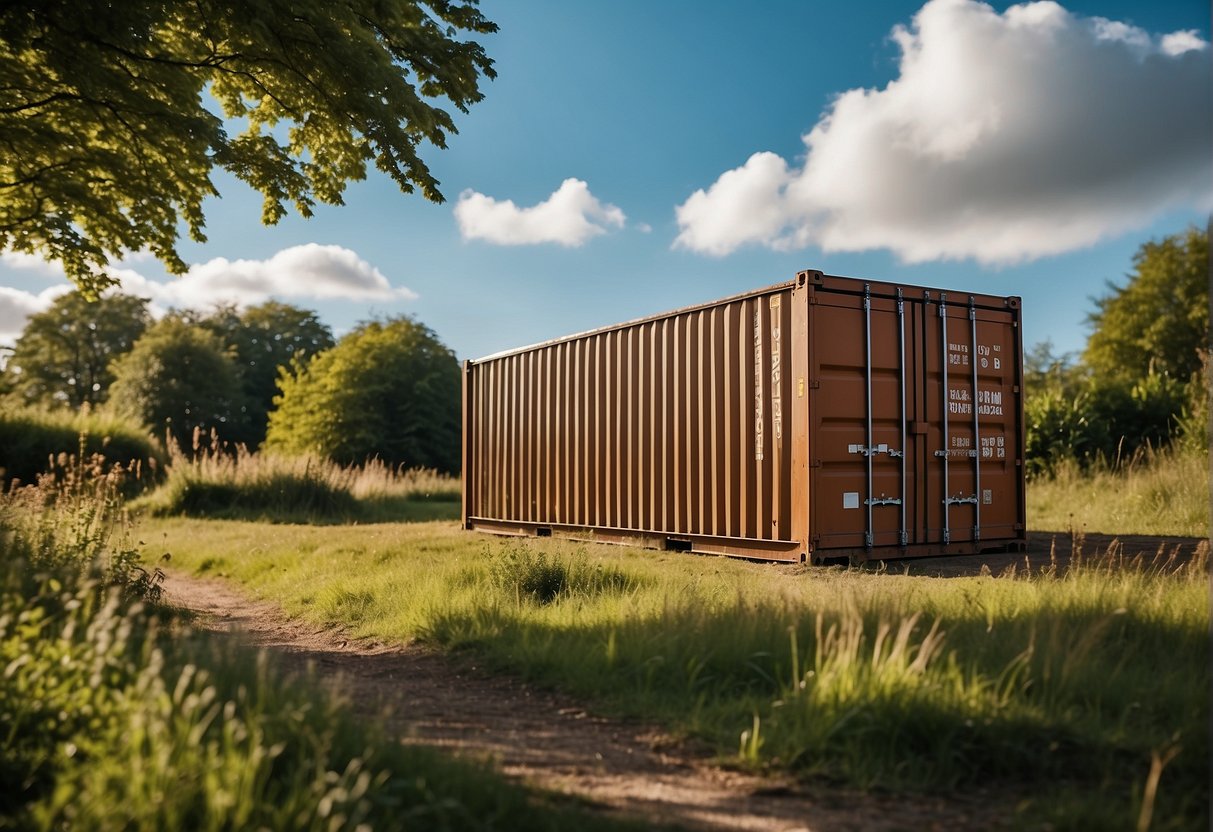 Can I Live in a Shipping Container on My Own Land UK?