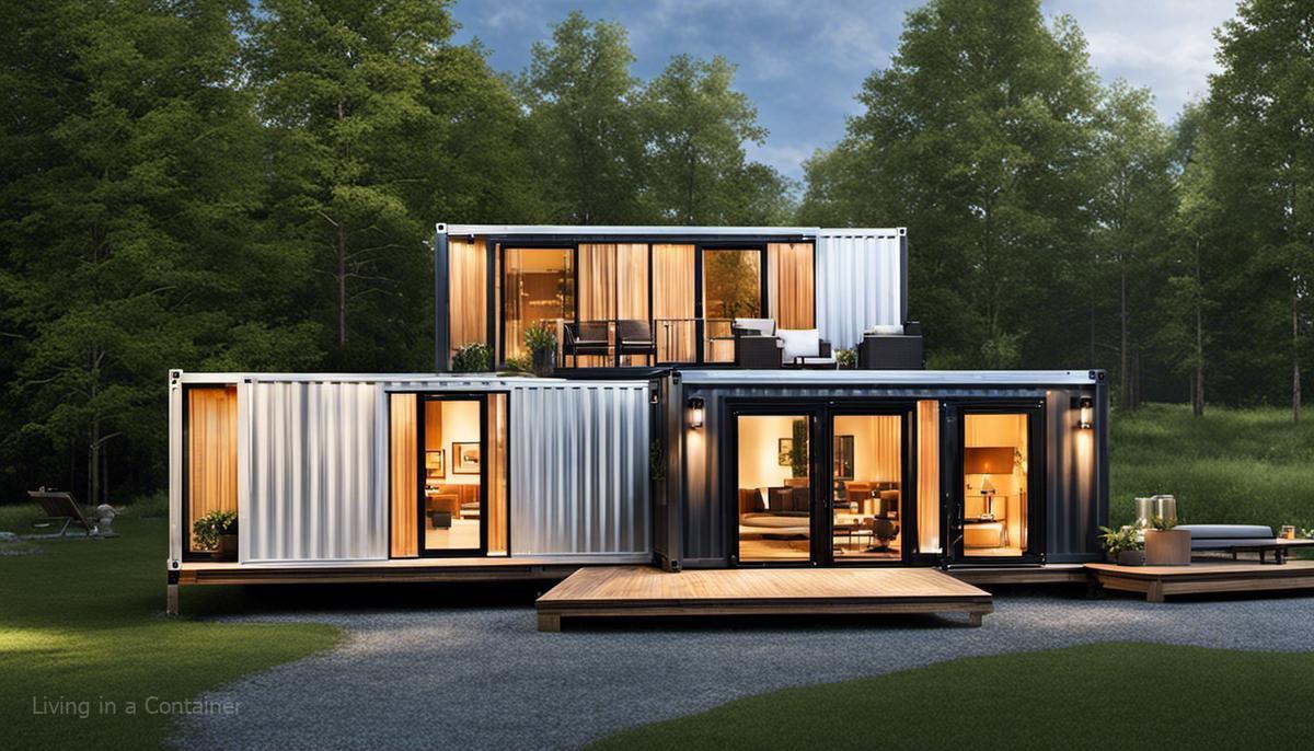 A comparison between the costs of shipping container homes and traditional homes, highlighting the potential cost savings of container homes